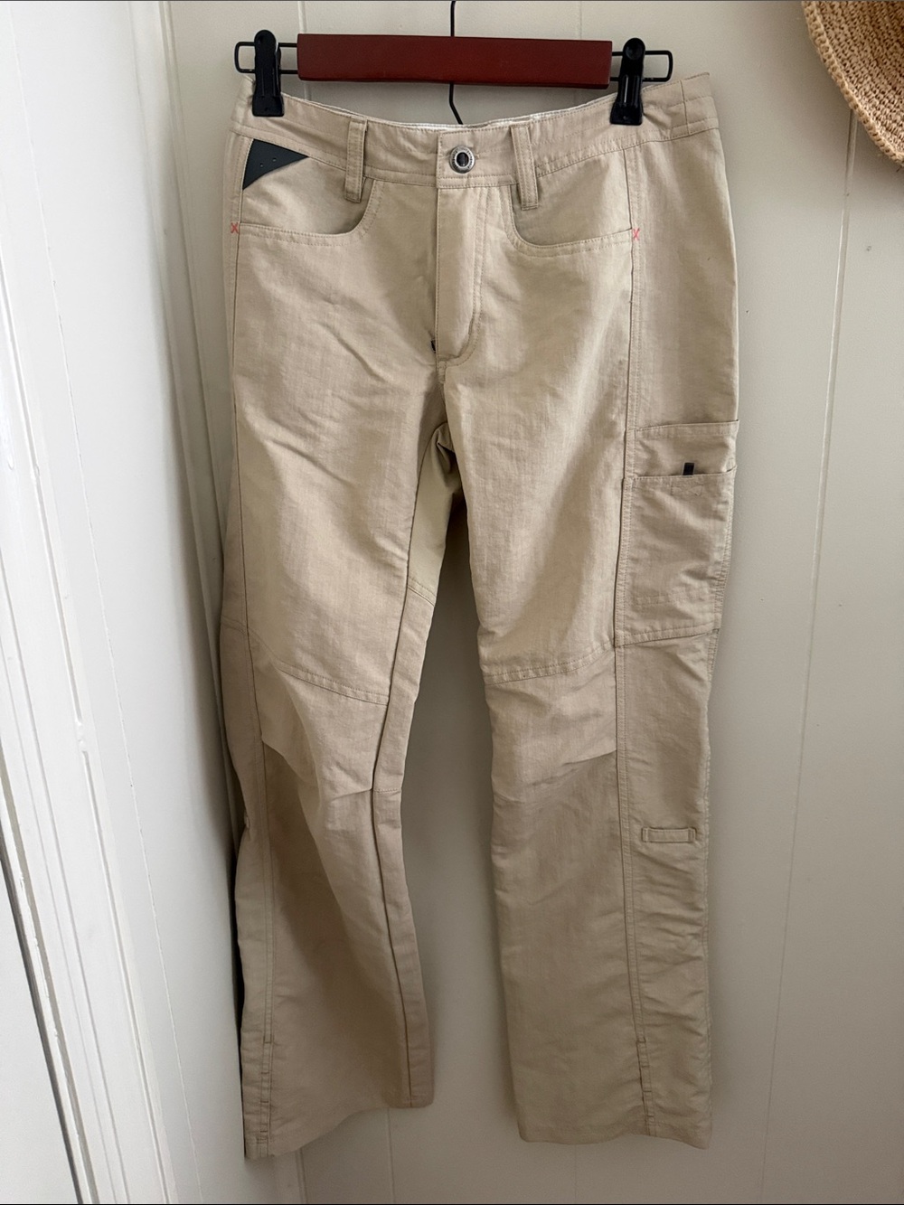 Patagonia Away From Home Pants Womens 8 Brown Hiking Outdoors DWR 100% Nylon